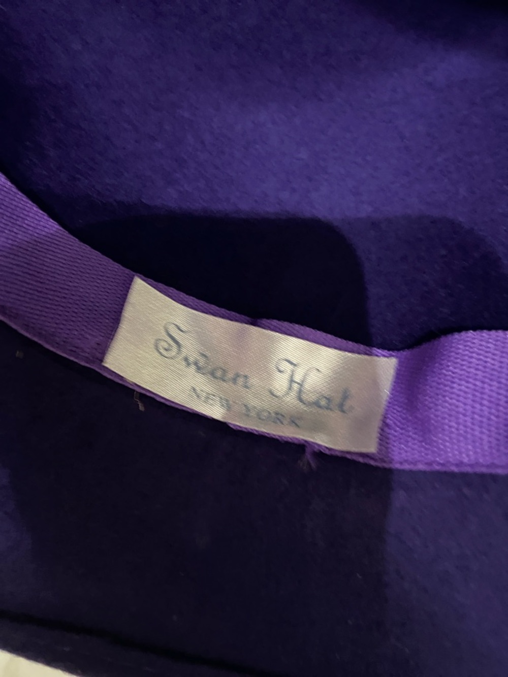 Pretty Purple Dress Hat / Church Hat by Swan - Picture 6 of 8